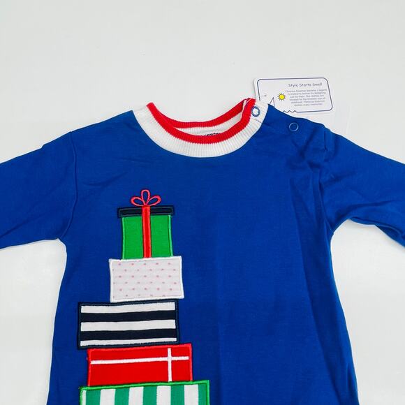 NWT Florence Eiseman 9M Knit Longall with Stacked Presents - Picture 4 of 6